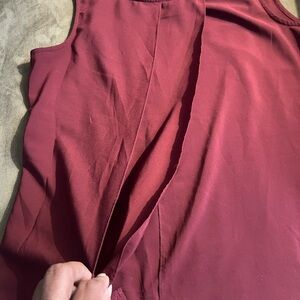 Banana Republic Medium Sleeveless Burgundy Top
